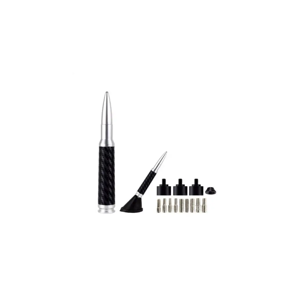 Black Carbon Fiber Wrap .50 Caliber Rep. Antenna - 5.5" - AMM50CFB